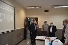 بازدید رئیس دانشگاه صنعتی مالک اشتر از روند برگزاری آزمون دکتری دانشگاه صنعتی مالک اشتر