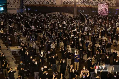 دانشجویان علی آباد در گلزار شهدای امامزاده هارون عزاداری می&zwnj;کنند