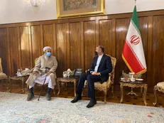 دیدار مولوی عبدالحمید، امام جمعه اهل سنت زاهدان با دکتر امیرعبداللهیان
