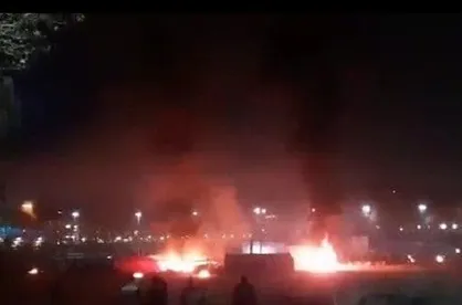 آتش زدن چادر کشاورزان متحصن اصفهانی در زاینده رود/ عوامل اوباش&zwnj;گری دستگیر شدند + فیلم