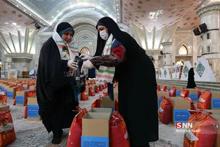 مرحله دوم رزمایش مومنانه در حرم امام خمینی (ره)