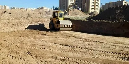 آماده&zwnj;سازی زمین پروژه مسکن کارکنان دانشگاه علامه&zwnj;طباطبائی
