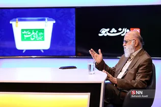 حضور مهدی چمران در خبرگزاری