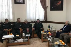 دیدار ظریف با فرمانده سپاه پاسداران انقلاب اسلامی