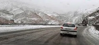گسترش برف و باران در جاده&zwnj;های خراسان رضوی