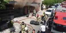 ساختمان ۱۰ واحدی طعمه حریق شد