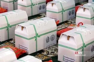 توزیع ارزاق ماه رمضان در باقر شهر