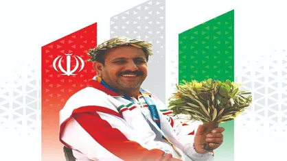 &laquo;عوض آزموده&raquo; قهرمان پارالمپیکی به آسمان شهدا پر کشید