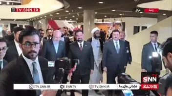 پایان دیدار و جلسه محمدباقر قالیباف رئیس مجلس شورای اسلامی با محمد الحبوسی رئیس مجلس عراق