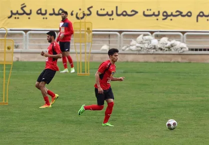 تمرین پرسپولیس قبل از قهرمانی در لیگ