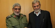 گفت‌وگوی تلفنی سردار قاآنی با دبیر کل جنبش جهاد اسلامی فلسطین