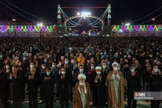 مسجد جمکران در شب نیمه شعبان 