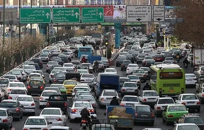 آخرین وضعیت ترافیکی معابر و بزرگراه&zwnj;های تهران