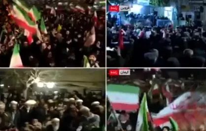 بیست&zwnj;وچهارمین شب خروش ایران/ اجتماعات باشکوه مردم در حمایت از انقلاب و رهبری ادامه دارد