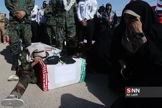 ورود پیکر مطهر ۴۴ شهید دوران دفاع مقدس