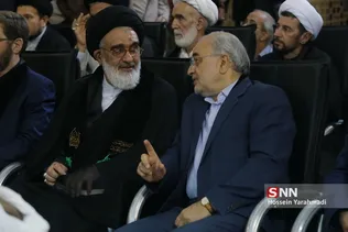 استاندار قم و آیت‌الله سید محمد سعیدی تولیت آستان مقدس کریمه اهل‌بیت(س)