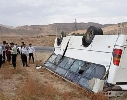 دستور دادستان تبریز برای بررسی حادثه واژگونی مینی&zwnj;بوس در محور بناب - ملکان