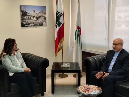 دیدار سفیر ایران با وزیر ورزش و جوانان لبنان