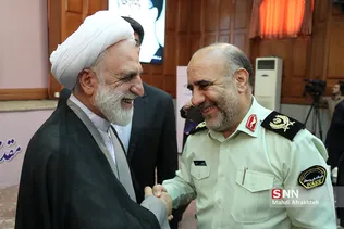 مراسم تودیع و معارفه رئیس جدید دادگستری استان تهران