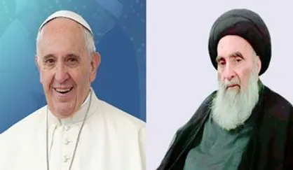 بیانیه واتیکان پس از ملاقات پاپ با آیت&zwnj;الله سیستانی