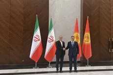 دیدار روسای جمهور ایران و قرقیزستان در حاشیه اجلاس سران شانگهای