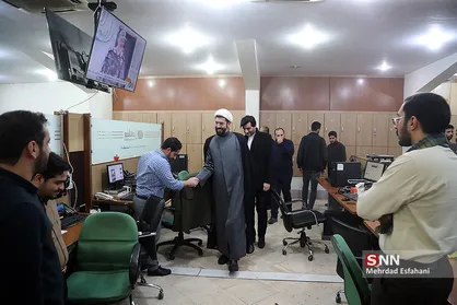 حجت&zwnj;الاسلام رستمی از خبرگزاری دانشجو بازدید کرد