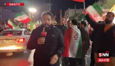 خبرنگار SNNTV از حال وهوای میدان انقلاب تهران در ساعت ۲ شب می‌گوید + فیلم