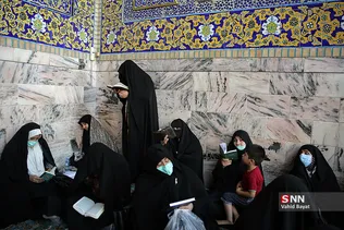 مراسم دعای عرفه در حرم مطهر رضوی