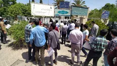 تجمع اعتراضی دانشجویان شیرازی به اظهارات اخیر وزیر امور خارجه + عکس