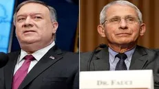 انتقاد پمپئو از فائوچی برای حمایت از چین در موضوع منشأ کرونا