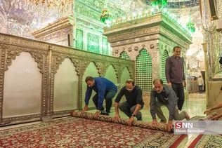 حرم مطهر شاهچراغ(ع) ساعاتی پس از حمله تروریستی