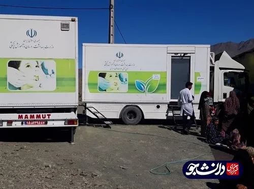 اردوی جهادی درمانی علوم پزشکی هرمزگان در منطقه بشاگرد