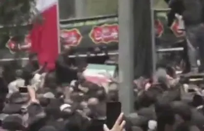 تصاویر دیگری از مراسم تشییع پیکر مطهر سردار شهید محقق