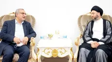 رایزنی «سید عمار الحکیم» و وزیر بهداشت ایران در نجف اشرف