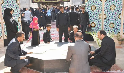 مراسم سالگرد تدفین شهدای گمنام دانشگاه آزاد مشهد برگزار شد