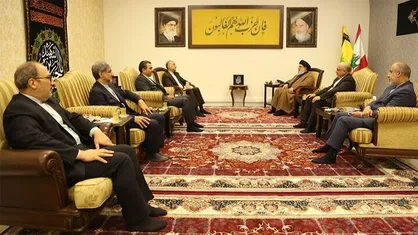 دبیرکل حزب&zwnj;الله لبنان با وزیرخارجه ایران در بیروت دیدار کرد