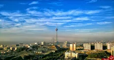 هوای تهران با شاخص ۹۵ در آستانه ناسالمی