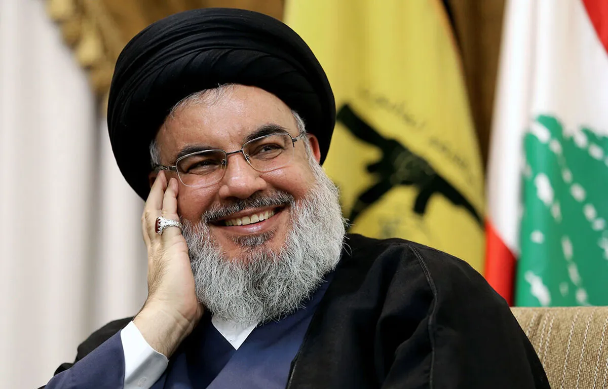 آماده‌سازی مراسم دومین سالگرد شهادت سید حسن نصرالله در لبنان