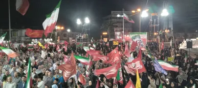 تجمع ضداستکباری گرگانی‌ها در ایستگاه ۲۰۴؛ «ما همه سرباز توییم خامنه‌ای»