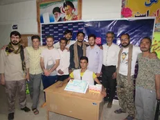 جشن روز خبرنگار در اردوی جهادی دانشجویان خراسان شمالی برگزار شد + تصاویر