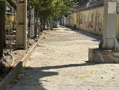 پیاده روسازی ضلع جنوب خیابان قدوسی آغاز شد