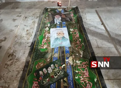 شهید پاکپور پس از ۴۳ سال در کنار برادر شهیدش آرام گرفت / مزار فرمانده کل شهید سپاه در دهسد خنداب زیارتگاه عاشقان شد