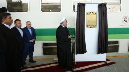 قطار برقی گلشهر به شهر جدید هشتگرد افتتاح شد