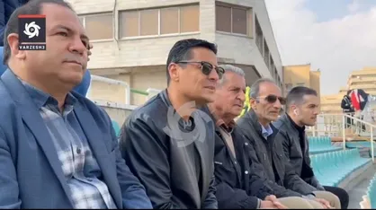 فغانی تماشاگر دیدار هوادار و شمس آذر