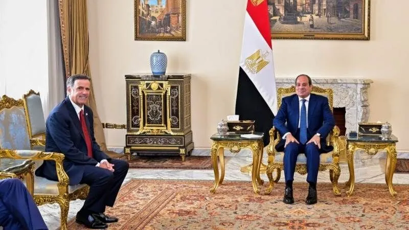السیسی و رئیس سیا درباره آتش‌بس غزه گفت‌وگو کردند