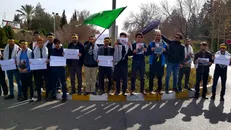 جمعی از دانشگاهیان دانشگاه شیراز در محکومیت ترور سردار سلیمانی راهپیمایی کردند + تصاویر