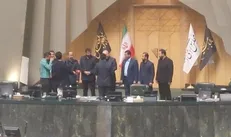 تجلیل از قهرمان حادثه تروریستی شاهچراغ در مجلس