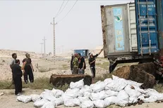امحاء ۳۱۸ کانتینر کالای فاسد شده در بندر شهید رجایی