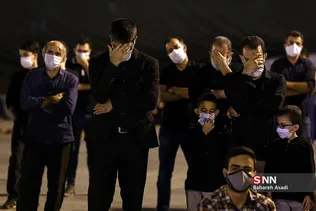 عزاداری شب دوم محرم در میدان امام حسین (ع)