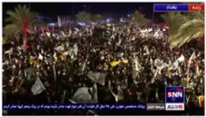 گرامیداشت با شکوه سالگرد شهادت سرداران مقاومت و سر دادن شعار لبیک یا زینب(س) در محل انفجار خودروی شهدای مقاومت
